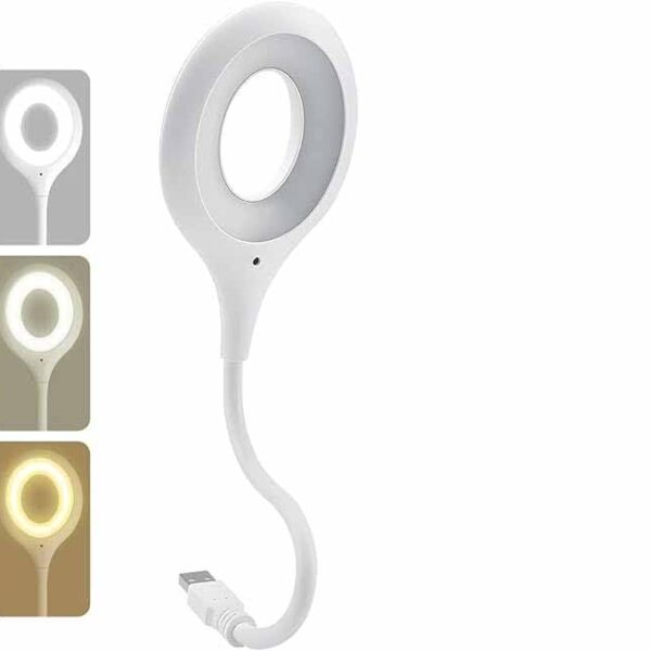 Smart Voice Control Lamp USB | Voice Activated LED Night Light | Portable Table Lamp for Home, Bedroom, Study & Office