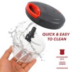 Handy Chopper for Kitchen, Hand Chopper with 3 Stainless Steel Blades & Beating Blade for Vegetables Cutter, Manual Pull and Sharp Veggie Cutter for Kitchen (450ML, Black) - Image 5